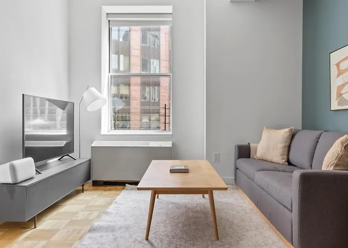 Wall St 1Br W Gym Doorman Roof Deck Nyc-226